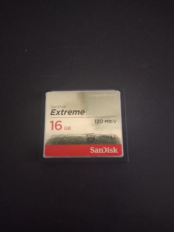 Compact Flash sandisk 16gb beschikbaar voor biedingen