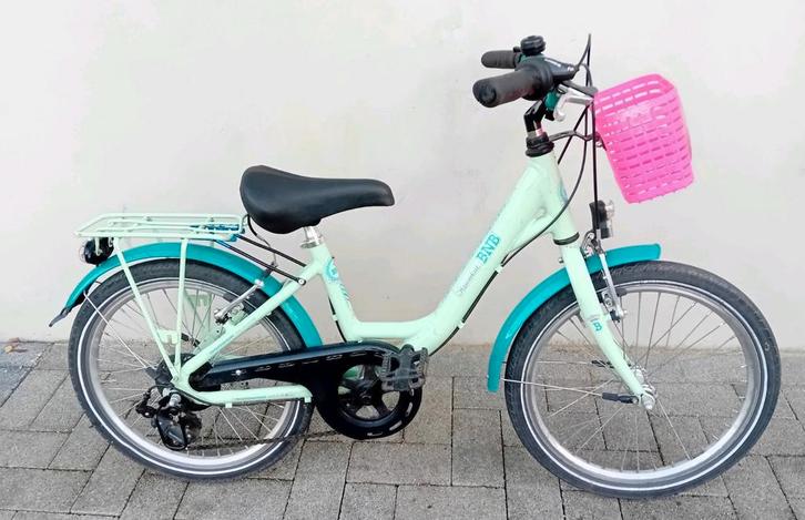 Meisjesfiets alu BNB Flowerkid 20inch 7v NIEUWPRYS 379€🚴‍♂️, Fietsen en Brommers, Overige Fietsen en Brommers, Gebruikt, Ophalen