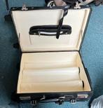 Valise à roulettes rétro chic, Bijoux, Sacs & Beauté, Valises, Enlèvement, Comme neuf, Plastique souple, Poignée extensible