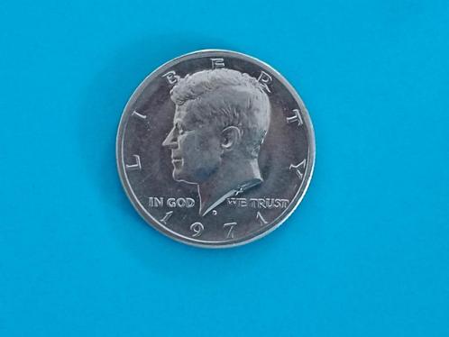 Half Dollar, John F. Kennedy 1971 D, verzamelobject, Verzamelen, Overige Verzamelen, Zo goed als nieuw, Ophalen of Verzenden