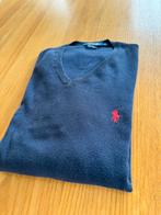 Ralph Lauren Pull bleu à col en V en coton Pima, taille S, Enlèvement ou Envoi, Comme neuf, Taille 46 (S) ou plus petite, Bleu