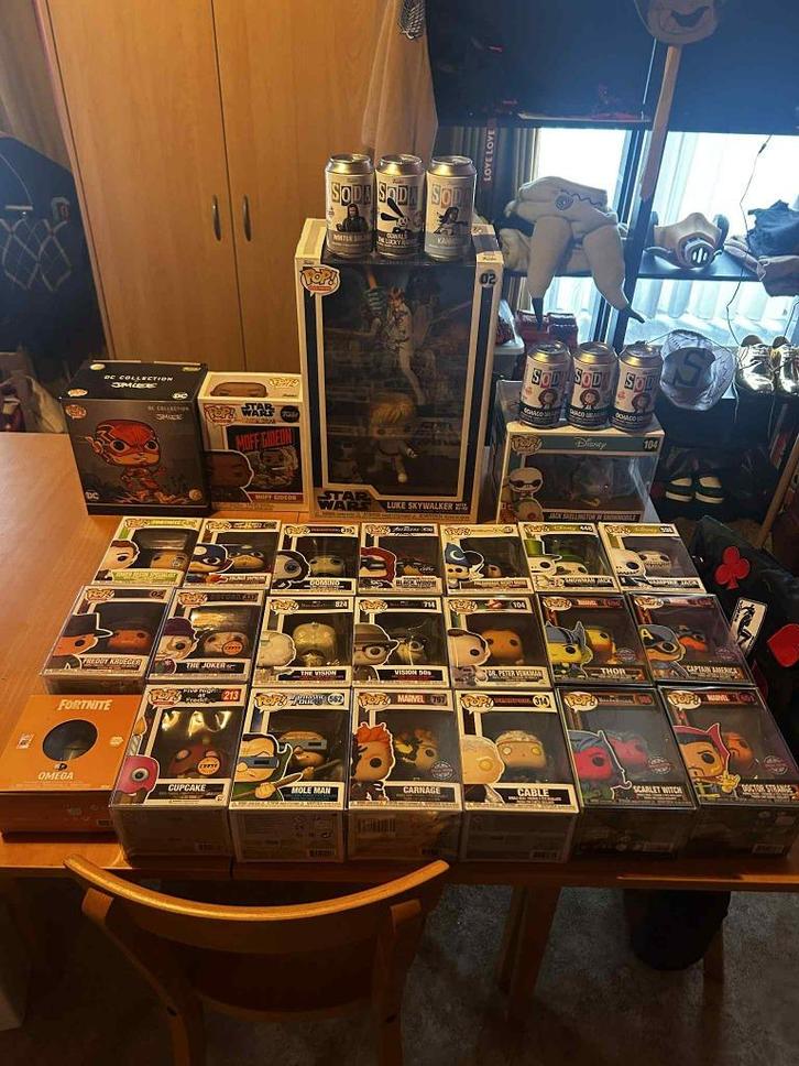 Groot funko lot, Verzamelen, Poppetjes en Figuurtjes, Gebruikt, Ophalen