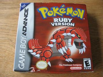 Pokémon Ruby Version Nintendo Game Boy NGB 