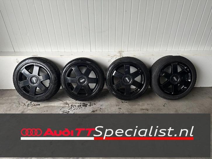 Winterbanden set op 17" velgen Audi TT MK1, Auto-onderdelen, Banden en Velgen, Banden en Velgen, Winterbanden, 17 inch, 225 mm
