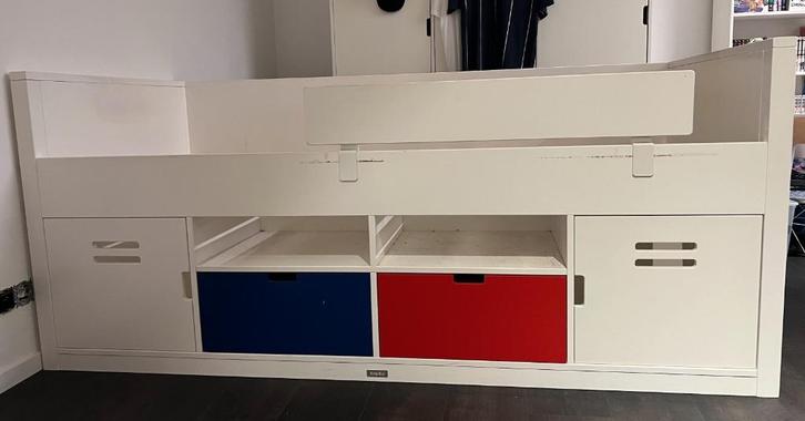 Bopita slaapkamer * bed bureau kleding-, boeken- en hangkast, Huis en Inrichting, Slaapkamer | Complete slaapkamers, Gebruikt