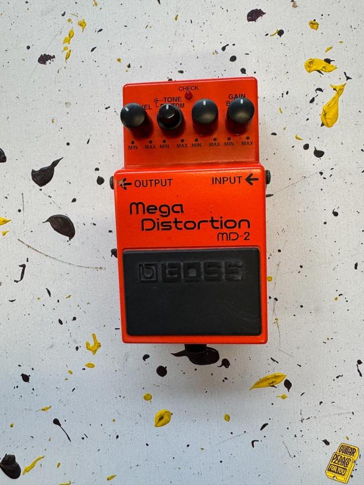 Boss MD-2 Mega Distortion Pedal, Muziek en Instrumenten, Effecten, Gebruikt, Distortion, Overdrive of Fuzz, Ophalen of Verzenden