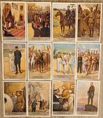 12 oude Liebig prenten: Koning Albert, Ophalen of Verzenden, Zo goed als nieuw, Overige onderwerpen, Prent