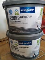 Muurverf Swingcolor 2x10l, Doe-het-zelf en Bouw, Verf, Beits en Lak, Ophalen, Wit, Nieuw, Verf