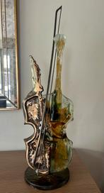 Prachtige sculptuur (80 cm) uit brons + glaspasta Yves Lohe, Antiek en Kunst, Kunst | Beelden en Houtsnijwerken, Ophalen