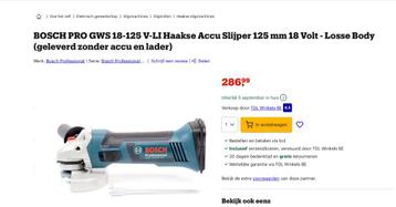 Slijpschijf Blauwe Bosch ,profesionele kwaliteit ! beschikbaar voor biedingen