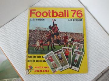 FOOTBALL 76 PANINI ALBUM COMPLEET beschikbaar voor biedingen