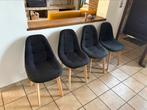 Lot de 8 chaises en tissus modèle scandinave, Maison & Meubles, Chaises, Enlèvement, Comme neuf, Tissus