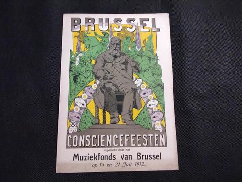 Alfred Ost Brussel Consciencefeesten 1912, Verzamelen, Foto's en Prenten, Foto, Ophalen of Verzenden