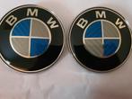 Bmw motorkap/kofferklep emblemen 2 x 82 mm>blauw wit carbon, Auto-onderdelen, Nieuw, Ophalen of Verzenden, BMW