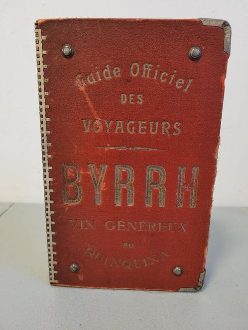 couverture de livre publicitaire BYRRH vintage, Collections, Marques & Objets publicitaires, Comme neuf, Panneau publicitaire