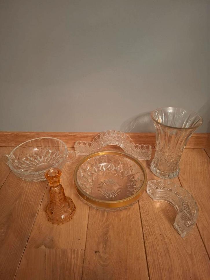 Lot val saint lambert alles samen 15 euro, Antiquités & Art, Antiquités | Verre & Cristal, Enlèvement ou Envoi