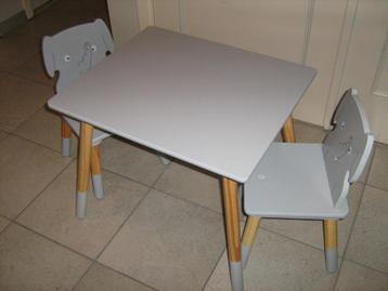 KINDERTAFEL  EN 2 STOELEN, Enlèvement ou Envoi, Comme neuf, Table(s) et Chaise(s)
