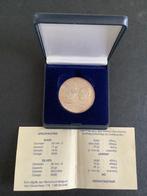 ZILVEREN MEDAILLE ZALIGVERKLARING PATER DAMIAAN IN 1995, Postzegels en Munten, Munten | België, Ophalen, Zilver, Losse munt, Zilver