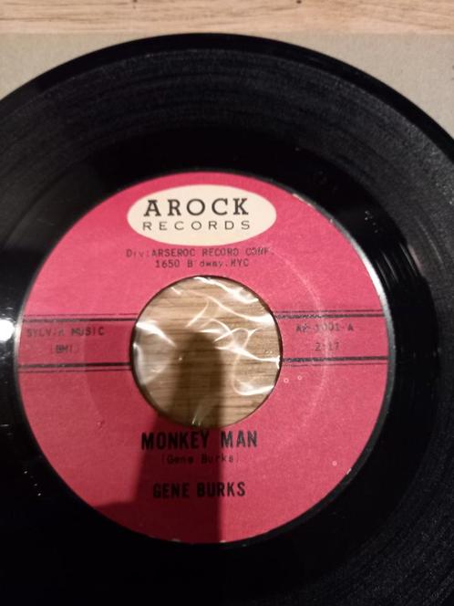 Popcorn/northern soul 45 gene burks-monkey man, Cd's en Dvd's, Vinyl Singles, Zo goed als nieuw, Ophalen of Verzenden