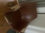 Cognac bruin, Huis en Inrichting, Stoelen, Gebruikt, Bruin, Vijf, Zes of meer stoelen, Ophalen