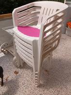 6 tuinstoelen, terrasmeubilair, horeca, Tuin en Terras, Ophalen of Verzenden, Gebruikt