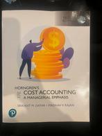 Horngren's Cost Accounting (17th edition), Srikant M. Datar and Madhav V. Rajan, Ophalen of Verzenden, Zo goed als nieuw, Accountancy en Administratie