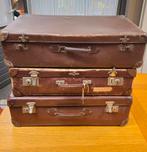 3 Vintage koffers, Ophalen, Gebruikt