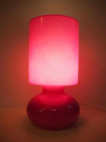 Vintage Ikea Lykta lampje, roze, 1980s beschikbaar voor biedingen