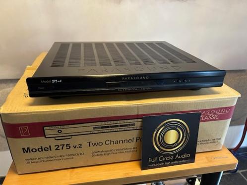 PARASOUND 275V2 zgan+ garantie, Audio, Tv en Foto, Versterkers en Ontvangers, Zo goed als nieuw, Stereo, 60 tot 120 watt, Overige merken