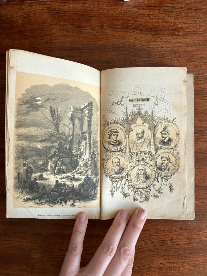 Les musiciens belges par Ed. Fétis, tome premier, Antiek en Kunst, Antiek | Boeken en Manuscripten, Ophalen of Verzenden