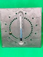 Tinnen kalender en thermometer, Antiek en Kunst, Antiek | Tin, Ophalen of Verzenden