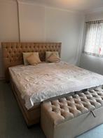 Tweepersoonsbed, Ophalen, Gebruikt, Beige, Overige maten