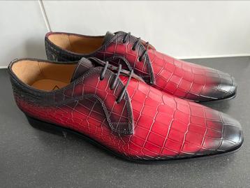 Handpainted herenschoenen maat 43 nieuw in doos beschikbaar voor biedingen