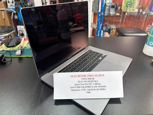 Apple MacBook Pro i9 16GB RAM 1TB SSD Parfait État Grade A, Computers en Software, Apple Macbooks, Zo goed als nieuw, MacBook