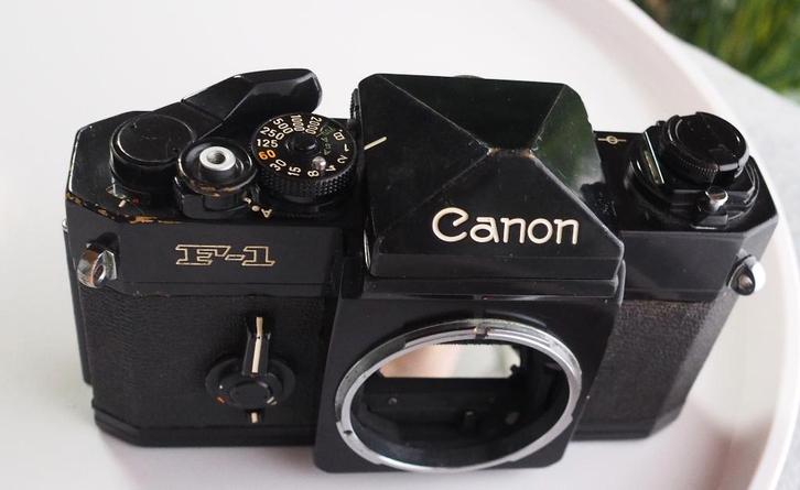 Canon F-1, Audio, Tv en Foto, Fotocamera's Analoog, Gebruikt, Spiegelreflex, Canon, Ophalen