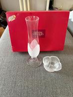 Vase & bougeoir en cristal d’arques, Enlèvement ou Envoi, Neuf