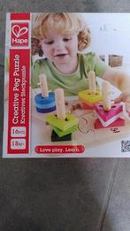 Hape creative peg puzzle: leuke educatieve puzzel, Ophalen, Gebruikt, 6 maanden tot 2 jaar, Van hout