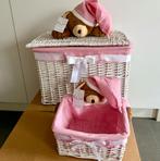 set rieten opbergmanden cosy @ home wit/rose, Ophalen of Verzenden, Nieuw