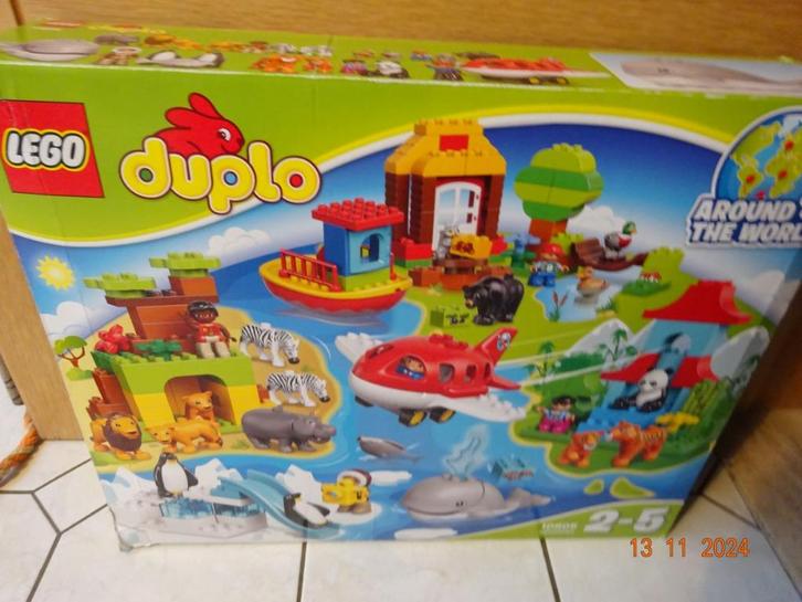 Lego Duplo rond de wereld 10805*PRIMA STAAT*, Kinderen en Baby's, Speelgoed | Duplo en Lego, Duplo, Ophalen of Verzenden