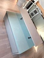 Toonbank met zitkussen, Ophalen