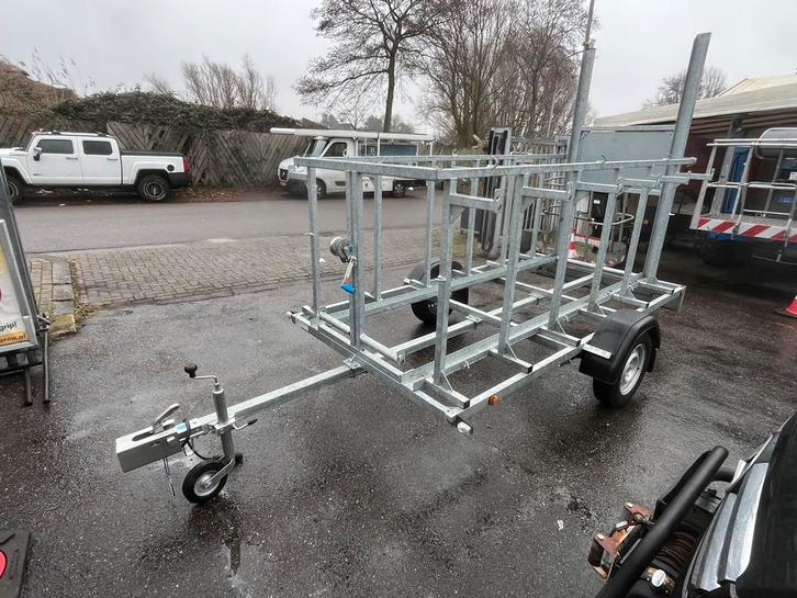Lockhard Alu Lift steiger aanhanger speciale constructie!!, Doe-het-zelf en Bouw, Steigers, Zo goed als nieuw, Overige typen, 5 meter of hoger