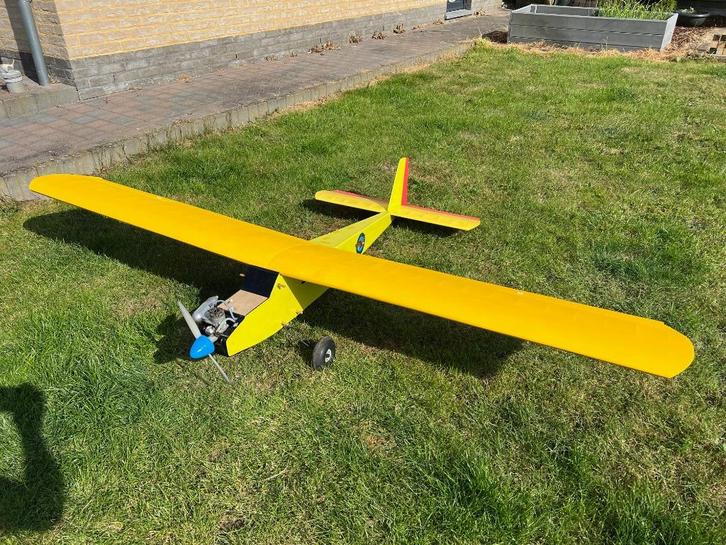 Originele Telemaster vliegklaar, Hobby en Vrije tijd, Modelbouw | Radiografisch | Vliegtuigen, Gebruikt, Nitro, RTF (Ready to Fly)