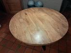 Een ronde eettafel in mango hout, Huis en Inrichting, Ophalen