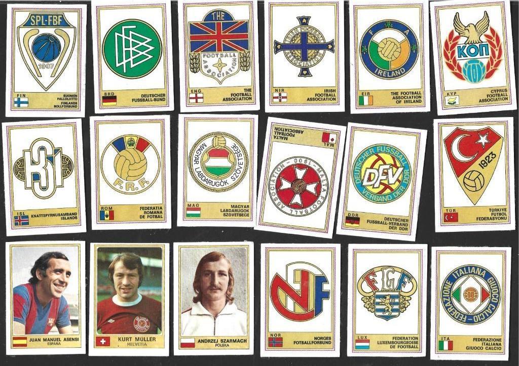 Album Panini - 88 vignettes Euro Football 1976 / 77 - RECUPE, Envoi, Utilisé