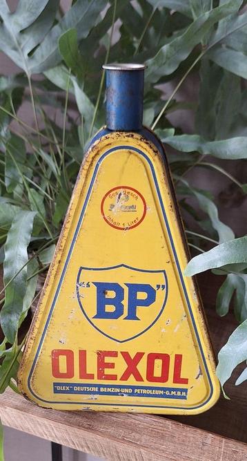 Antiek verzamelwaardig BP Olexol olieblik️️⛽️ beschikbaar voor biedingen