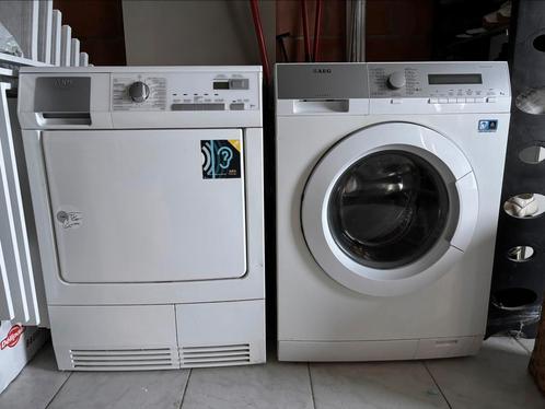 AEG wasmachine en droogkast, Electroménager, Sèche-linge, Comme neuf, Enlèvement ou Envoi