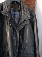 Lederen Herenjas, Kleding | Heren, Ophalen, Zo goed als nieuw, Maat 52/54 (L), Zwart