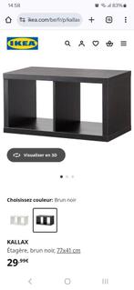 Meuble Kallax 2 cases avec tiroirs, Maison & Meubles, Enlèvement, Comme neuf, Avec tiroir(s)