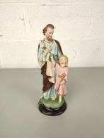 Gipsen beeld St Jozef, Antiek en Kunst, Antiek | Religieuze voorwerpen, Ophalen of Verzenden