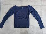 Mooie blauwe trui met boothals mt Large, Kleding | Dames, Ophalen of Verzenden, Zo goed als nieuw, Maat 42/44 (L), Blauw